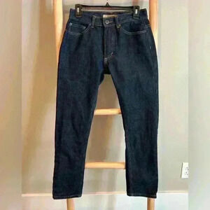 Vintage Genes 1891 Jeans 30/30 classic dark wash gold stitching